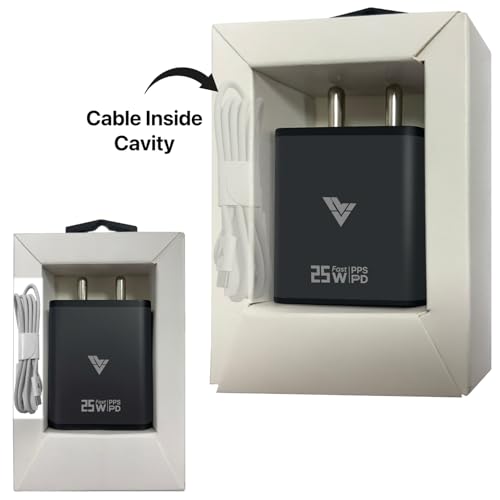 Image of Original Samsung 25W Charger USB Type C Adapter for Samsung Galaxy Z Fold 6 /5 /4,Z Flip6 /5 /4, S25 /S24 /S24+ /S24 Ultra, S23 /S23+ /S23 Ultra /S23 FE, M17 5G PD 3.0 Fast Charging with Type C Cable-Black