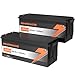 MHPOWOS 24V 100Ah LiFePO4 Deep Cycle Lithium Battery - 2560Wh, Grade A Cells, 100A BMS with Low-Temp Protection, 15000 Cycles for Marine, Solar, Off-Grid, RV, Home Backup, 2 Pack (10-Year Lifespan)