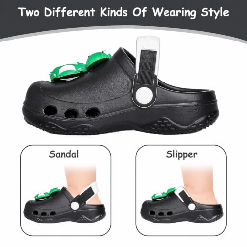Image of Toddler Little Kids Clogs Slippers Sandals, Non-Slip Girls Boys Clogs Slide Lightweight Garden Shoes Slip-on Beach Pool Shower Slippers