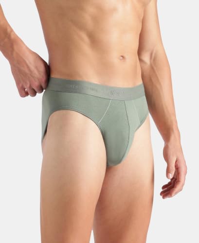 Image of Jockey IC24 Men Tencel Micro Modal Cotton Elastane Stretch Solid Brief with Natural StayFresh Properties