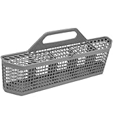Puxyblue WD28X10128 Universal Dishwasher Silverware Basket 19.7"x 3.8"x 8.4" Gray Fit for G-E Dis...