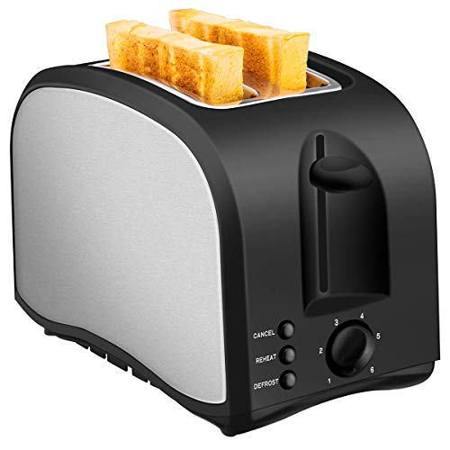 2 Slice Toaster CUSIBOX Wide Slot Toaster 2 Slice Best Rated Prime
