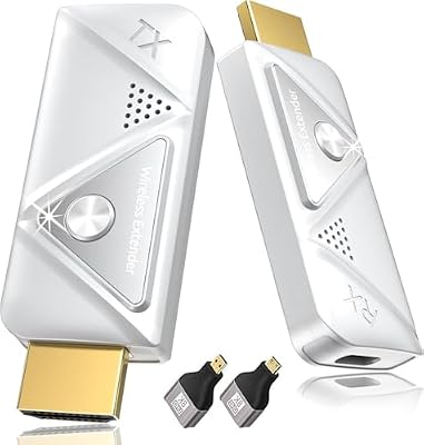 Wireless HDMI Transmitter and Receiver, Wireless HDMI Extender, Plug & Play