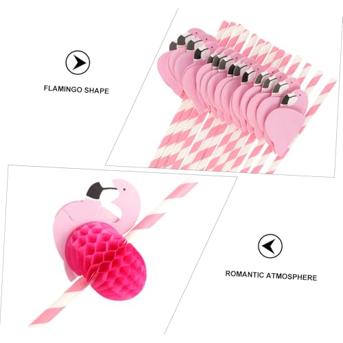 25 pitillos de papel flamenco biodegradables para fiestas miniatura 3