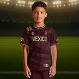 GritSon Youth Mexico Soccer Jersey, Mexican Jersey for Kids, Mexico Jerseys Kid, Mexican Soccer Jerseys for Kids 3 (L)