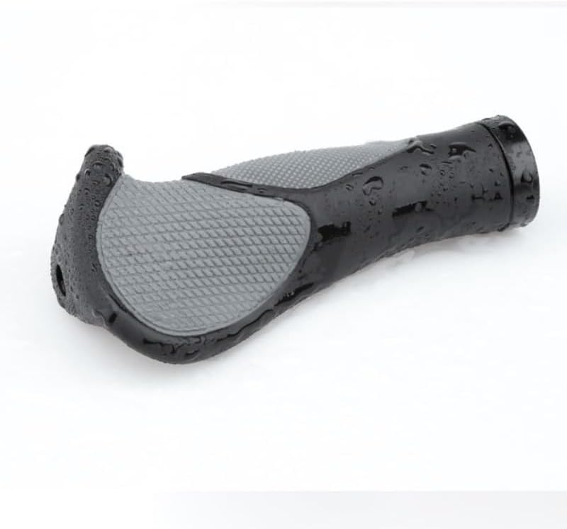 Miniatura 6 de Empuñaduras para manillar de bicicleta de montaña, agarre de goma para manillar de bicicleta con anillo de bloqueo antideslizante para bicicletas