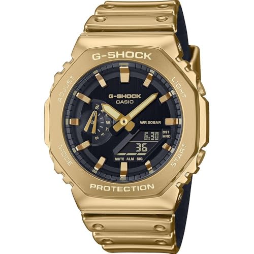 Casio Herren Analog Digital Quarz Armbanduhr G-Shock G-Steel