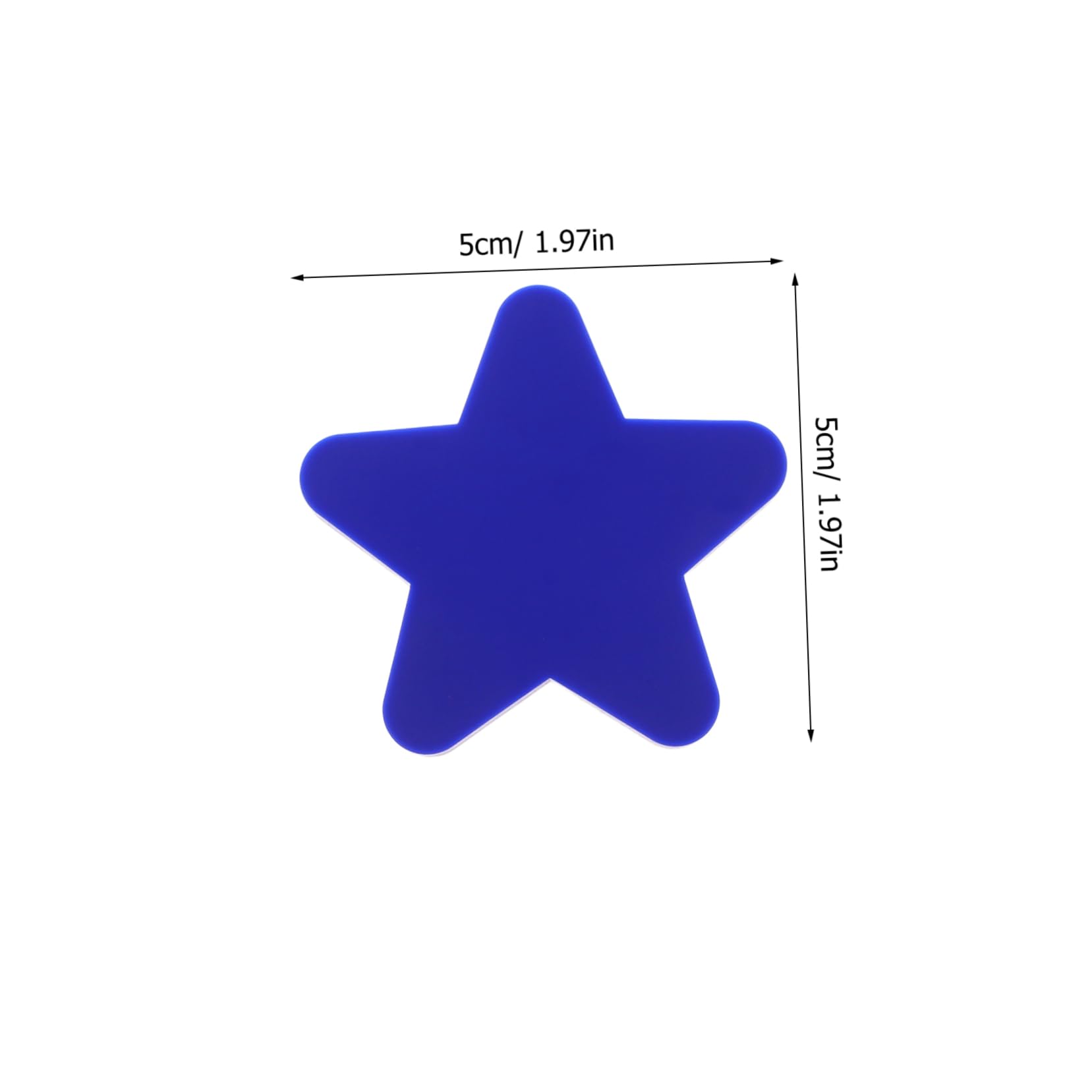 IWOWHERO 6pcs Cartoon Cabinet Handles Star Knobs for Dresser Wardrobe Closet Soft Material Knobs Cute Drawer Pulls Zinc Alloy