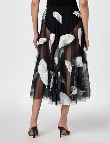 Norma Kamali Women's Flared Skirt to Midcalf (25)3