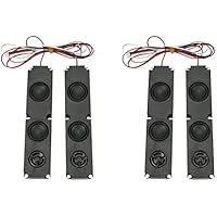 Fuzzbat 2 Par 8 Ohm 10W DIY LCD TV Altavoz Efecto de Graves Pesados Gama Publicidad TV Altavoz Reparación Accesorios