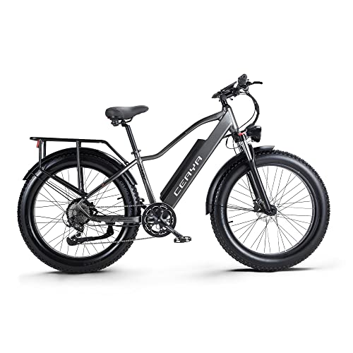 CEAYA Electric Bike,E Bike For Adults,48V 18AH Removable Massive Battery,26" x 4.0 Fat Tire Ebike, Shimano 8-Speed Snow Beach Mountain E-Bike - Image 3