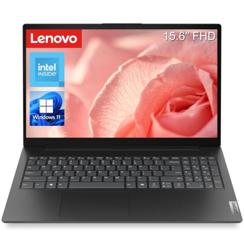 Image of Lenovo Laptop Computer, 15.6 inch FHD Display, 8GB DDR5 RAM, 128GB PCIe SSD