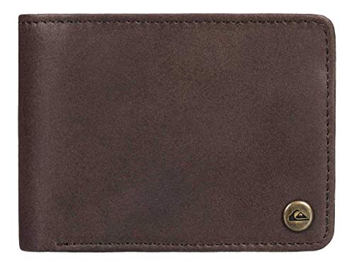 Quiksilver Carteira Masculina, Marrom chocolate, tamanho nico