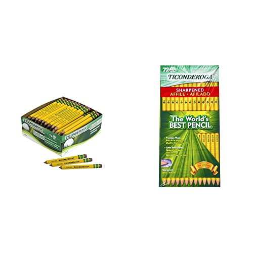 Lápices de grafito Ticonderoga #2 HB pack 72 miniatura 1
