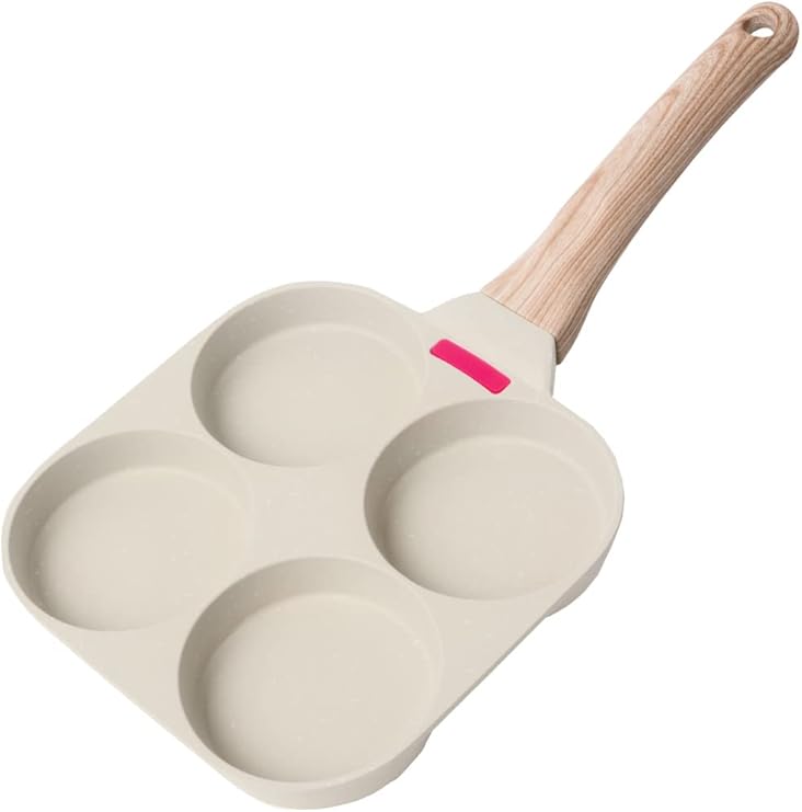 Amazon REDHiLL フライパン 仕切り 四つ穴フライパン 四ツ穴フライパン 4つ穴フライパン 4つ穴円形フライパン マルチパン