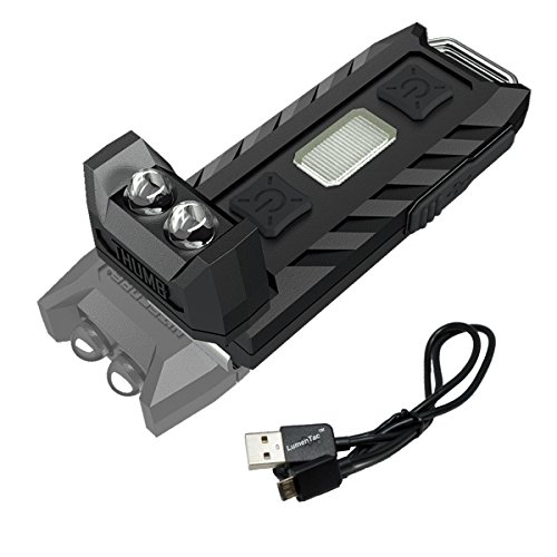 Nitecore Thumb 85 Lumens USB Rechargeable White & Red LED Keychain Light