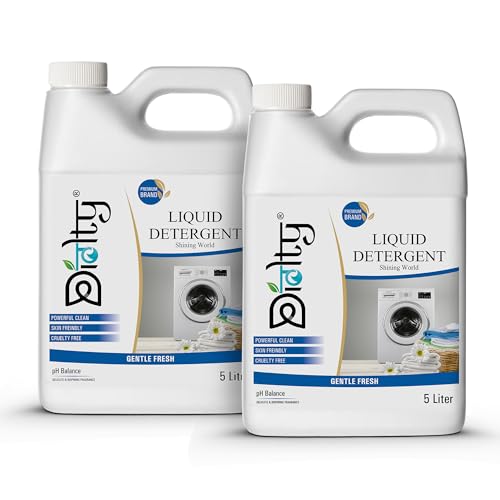 Image of Diolty 10L Liquid Laundry Detergent Fresh Fragrance | Concentrated Bio-Enzyme Stain Remover | HE Front Load Top Load Safe | ColorSafe Fabric Protector | 200+ Washes Family Value Pack