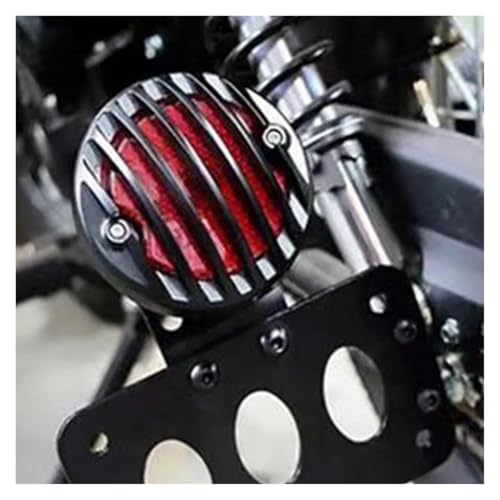 Luz trasera de motocicleta 12V universal evita multas con luz matrícula 4