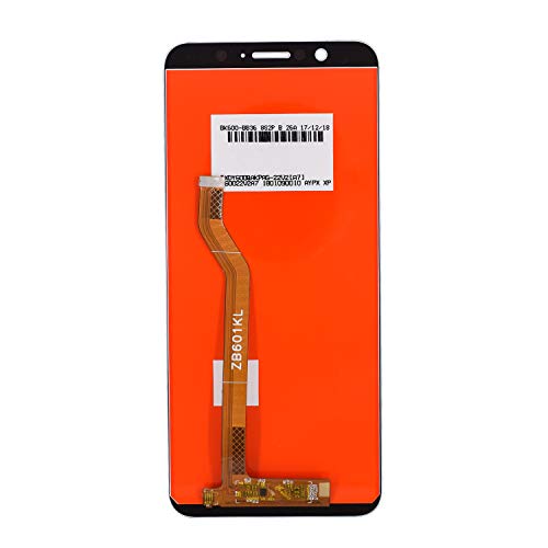 Image of LCD Screen Display with Digitizer Touch Panel Without Bezel Frame Compatible with Asus Zenfone Max Pro (M1) ZB601KL(White)