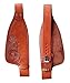 CHALLENGER Horse Western Adult Floral Tooled Tan Leather Replacement Saddle Fenders 5257DT