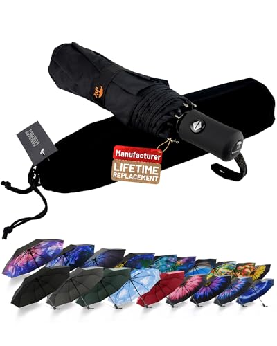 SY COMPACT Travel Umbrella Windproof Automatic...