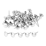 100% nuevo. GUANGUAN LinTin 200 Piezas de tapicería Plateada uñas de Joyas de la Caja de Madera de la Puerta de Madera decoración de Muebles de Muebles Tachuelas Sujetadores 12 * 21 mm