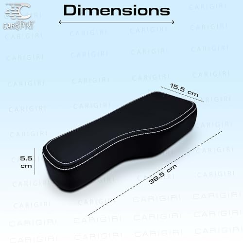Image of Carigiri OEM Type Big Size Armrest For Tata Nexon /Nexon Ev /Nexon Facelift 2023 /Punch Ev Adventure (Double Stitching,Nappa Leatherette)(All Models & Variants) (Big)