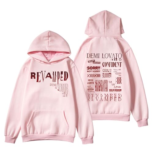 Demi Lovato Revamped 2024 Hoodie Men Women HipHop Vintage Long Sleeve Hooded