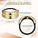 Ymapinc 4Pcs Gold Hair Ties, Ponytail Cuffs for Women Metal Holder, Elegant Durable Elastic Hair Jewelry Band Accessories for Party Dating Daily Wear Work