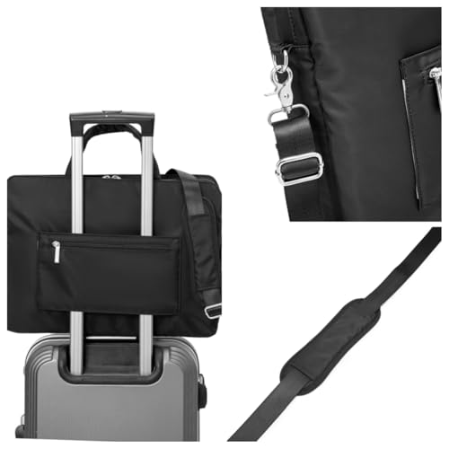 Kinmac 360° Protective Full Cushioned Muti-Compartments Laptop Shoulder Case Bag Briefcase For 16 inch HP,Lenovo,Dell,ASUS,Acer Ultrabook and Business Laptop (Black)4