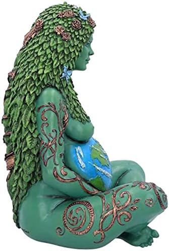 Mother Earth Statue Resin Mother Figurine,Mama Earth Goddess Three Dimensional Art Garden Outdoor Home Decoration,Resin Earth Mother Goddess Figurine Art Ornament Decor