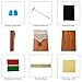 DOPHN Kalimba Thumb Piano - 17-key solid mahogany portable musical instrument for stress relief, healing, and as a birthday or Christmas gift. (Whale)