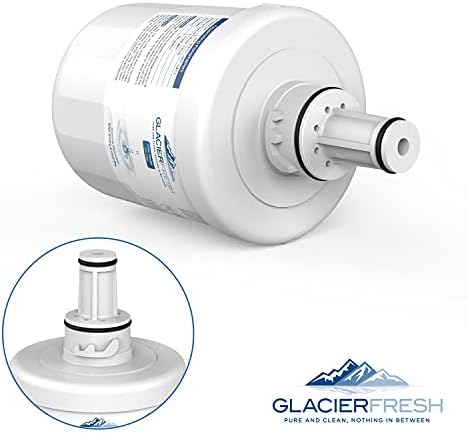 GLACIER FRESH DA29-00003G Refrigerator Water Filter, Compatible with DA29-00003G, DA29-00003B, DA29-00003A, Aqua-Pure Plus, HAFCU1, WSS-1, FMS-1, RFG237AARS, RS22HDHPNSR, RSG257AARS, Pack of 2
