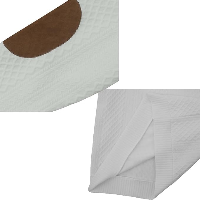 Whitecloths Life Clothing Men, Substantial Men's Vintage Knit Print Zip-Up Sweatshirt, White Clothes Life Sweatshirts4