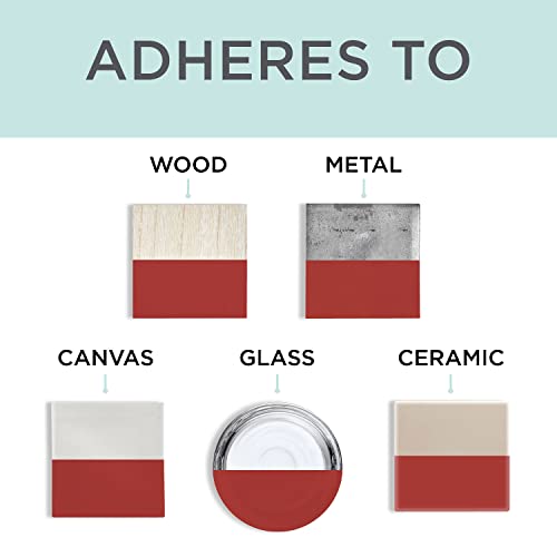 Image of Rust-Oleum Farmhouse Red Chalked All-in-One Ultra Matte Paint | One Coat Coverage | No Primer, Sanding, Or Topcoat Needed | Easy Clean Up | Made in USA | 30 OZ