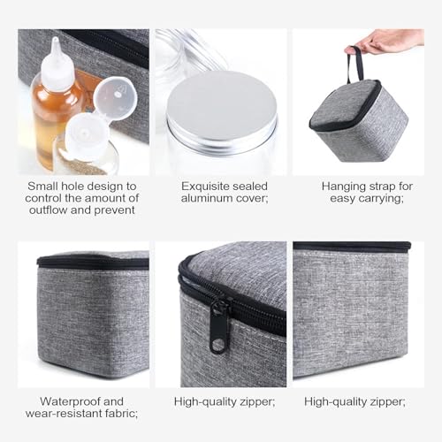 Recipiente para temperos de viagem, conjunto de recipientes para condimentos, Kit de condimentos par
