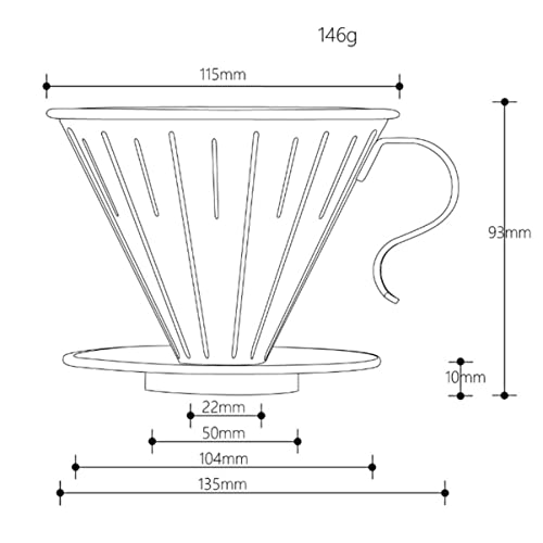 LIFKOME 3 Peças Filtro De Malha Fina Despeje Sobre Filtro De Chá Solto Acessórios Para Máquina De Ca