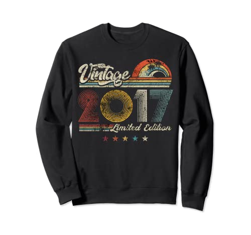 Retro vintage best of 2017 t awesome since birthday gifts Sudadera