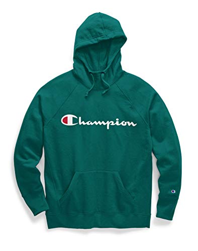 Champion Women's Powerblend Hoodie, Jade w/Graphic, X Large