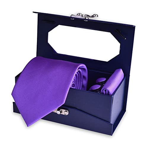 Set de corbata con caja de regalo para hombre