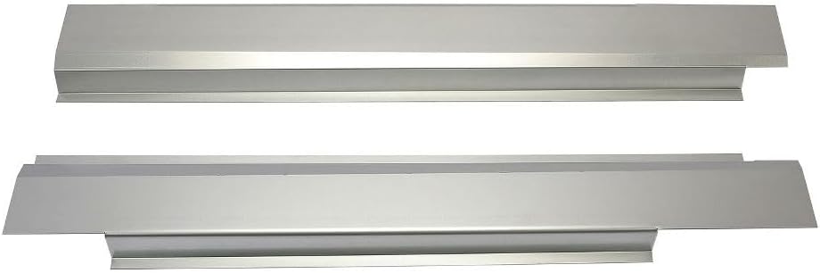 2pcs Repair Rocker Panel Patch Set Left Driver Outer Side Steel Silver Galvanized GNT-AM-097A 800240L SORPF0DR1SRC