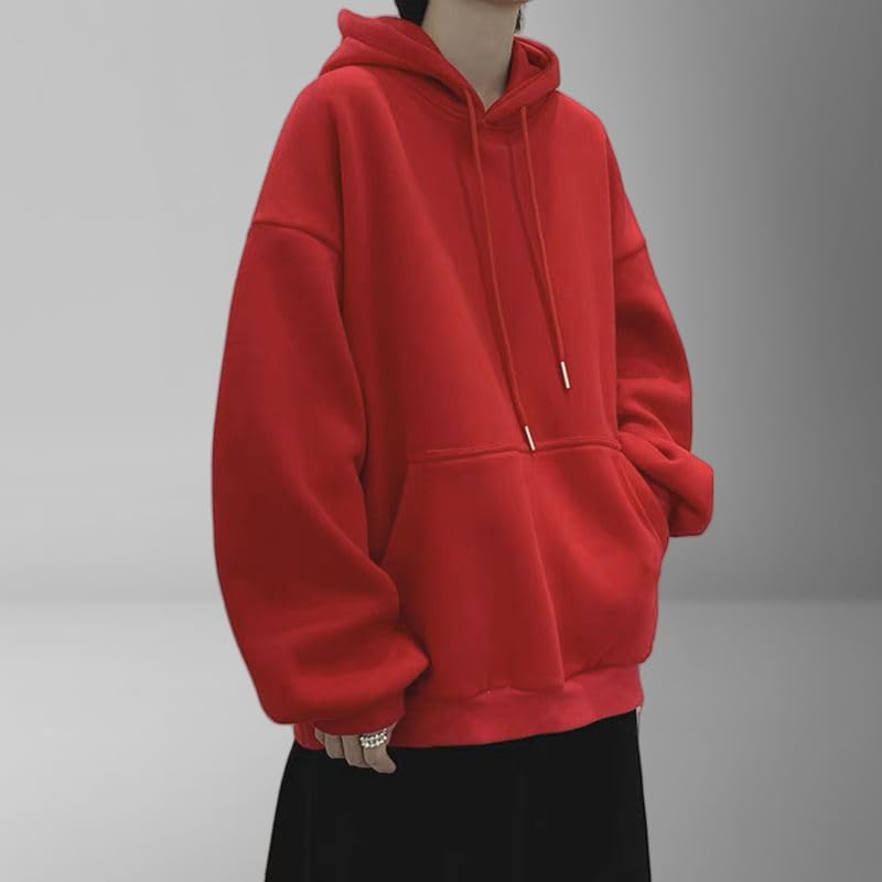 Sudadera con capucha para invierno de moda coreana suelta y cálida para el día a día 6