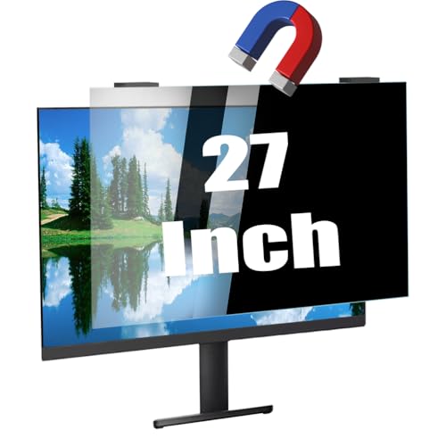 Filtro de privacidad de 27 pulgadas para monitor de oficina con diseño colgante imantado