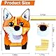 KSJEHW Tierform Holz Brillenhalter, 3D Holzpuzzle Brillenständer, Holzbrillenhalter Handgeschnitzter Lesebrillenhalter, Tier Brillenhalter Sonnenbrillenständer für Zuhause, Büro, Dekor（Fuchs
