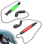 HGOCAHUZI 2 Pcs Light Fishing Bobbins Fishing Hangers Bobbins Carp Fishing Bite Indicators for Carp fishing Night fishing Carp Accessories Outdoor Rod