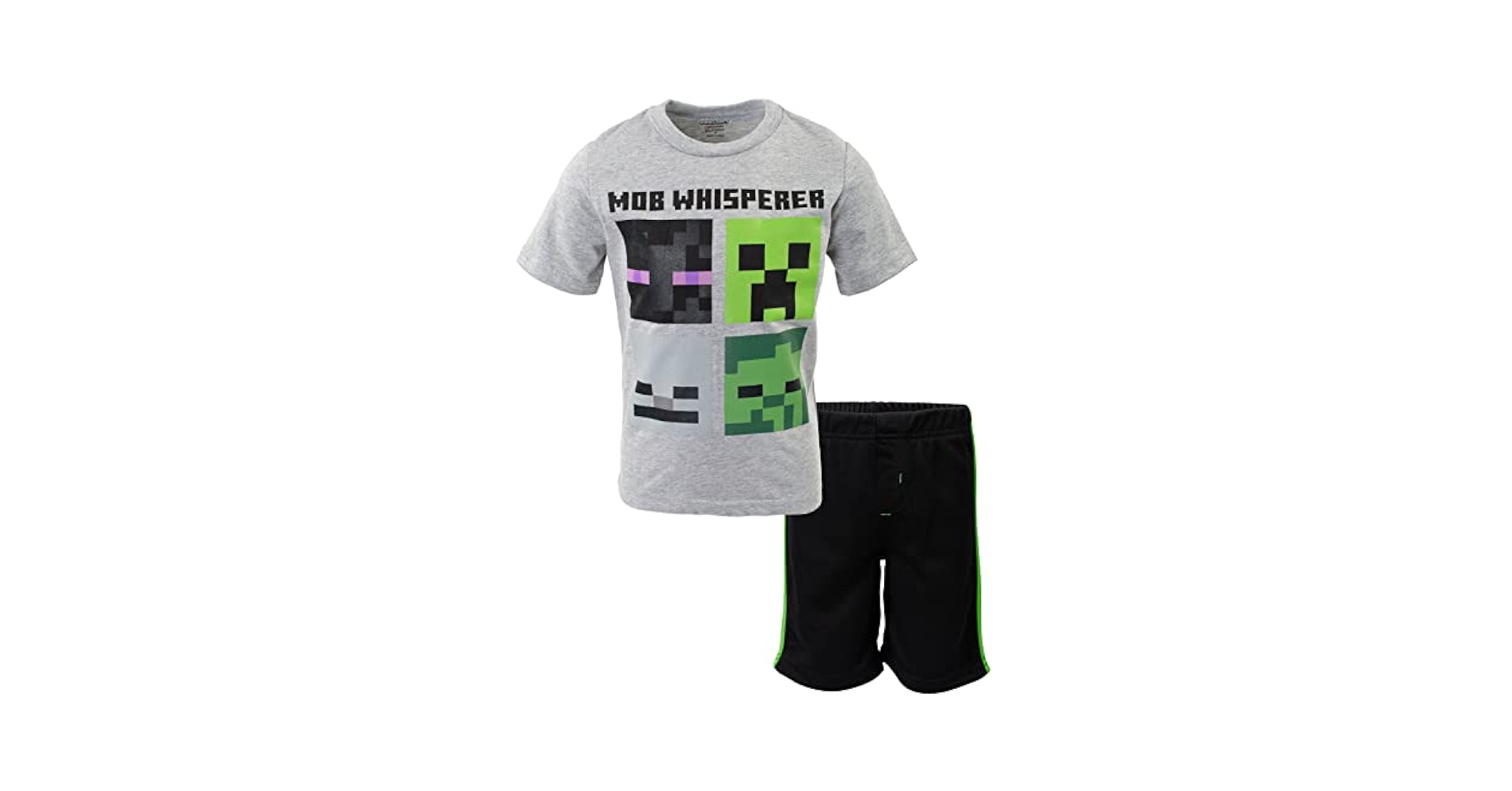 MANグッズ Amazon.com: Minecraft Creeper Little Boys Drop Shoulder T