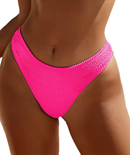 YMISAN Damen Bikini Badehose Slip Gerippt...