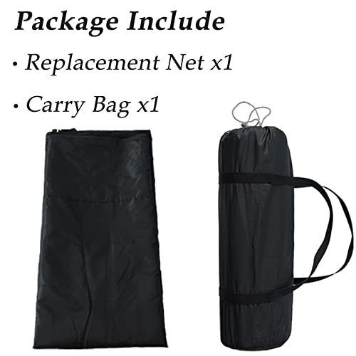 Gagalileo Golf Rplacement Net White, 10X7X6Ft Golf Net Replacement,Golf Nets For Backyard,Golf Nets For Indoor Use,Quick Setup Replacement Netting #TOP7