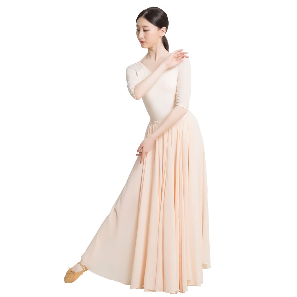 ROYAL SMEELA Vestido Danza Contemporanea Mujer Adulto Maillot Ballet Falda 720 Grados