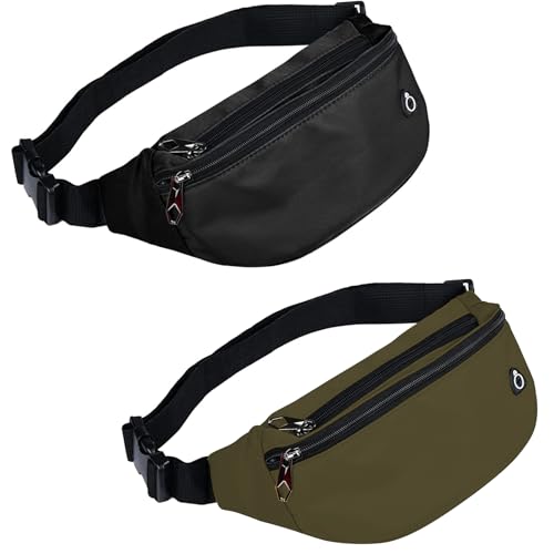 Image of Fanny Packs for Men and Women, Water-Repellent Sports Waist Pack Bag for Travel Hiking Running Hands-free